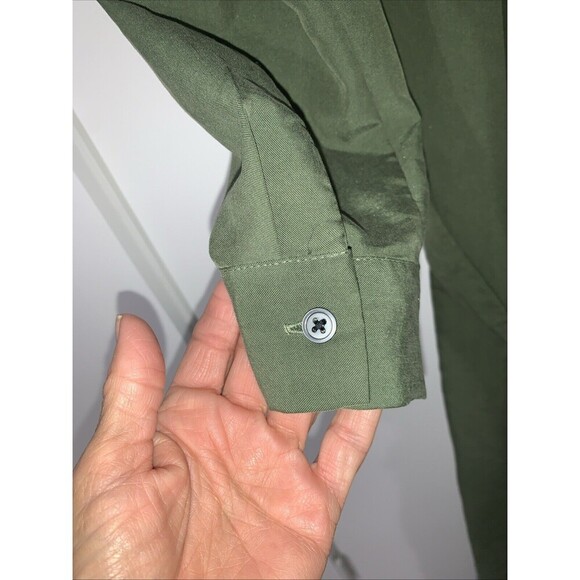 Gap Wrap Culotte Jumpsuit Sz Small Tall Monterrey Modal/Poly Cinched Waist - Picture 10 of 10